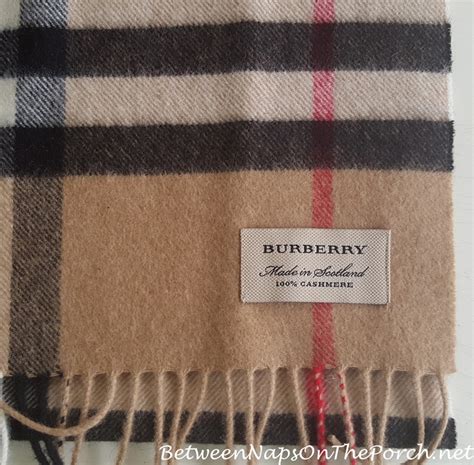 examples of genuine burberry scarf tags|where are burberry scarves made.